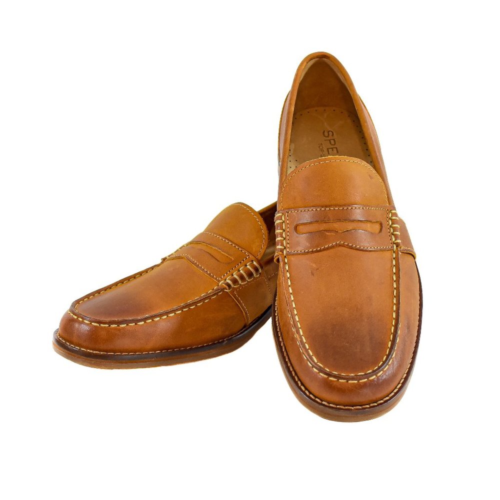 Sperry Men's Tan Leather Essex Penny Loafer NEW